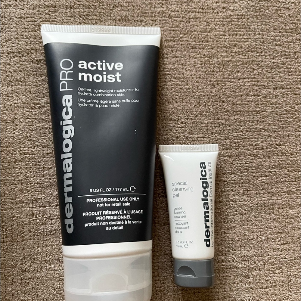 Dermalogica PRO Active Moist and Special Cleansing Gel Set - Black and Gray